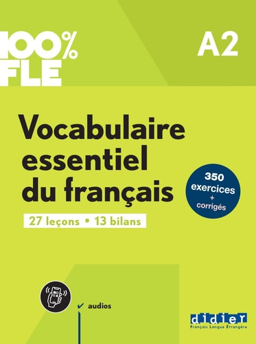 [9782278109289] 100% FLE A2. Vocabulaire essentiel du français - Übungsbuch mit didierfle.app