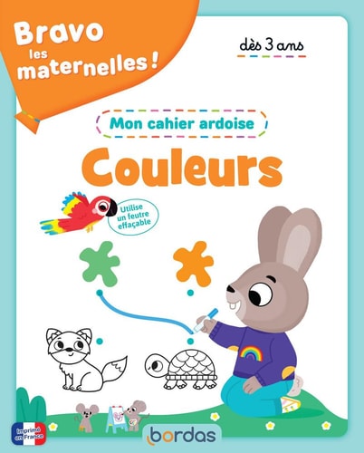 [9782047409251] Bravo les maternelles ! - Mon cahier ardoise - Je découvre les couleurs