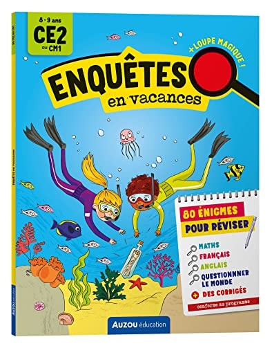 Enquêtes en vacances CE2 au CM1 Avec une loupe magique