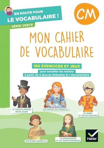 [9782401108219] Mon cahier de vocabulaire CM Série verte