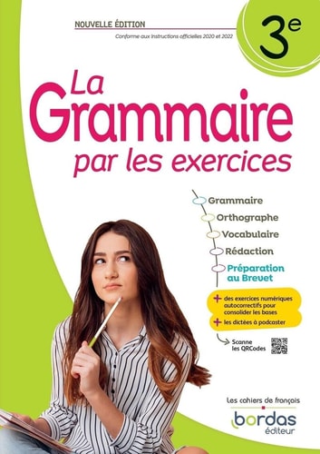 [9782047402269] La Grammaire par les exercices 3e