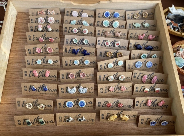 Earring Wire Hook : Ceramic Handcraft