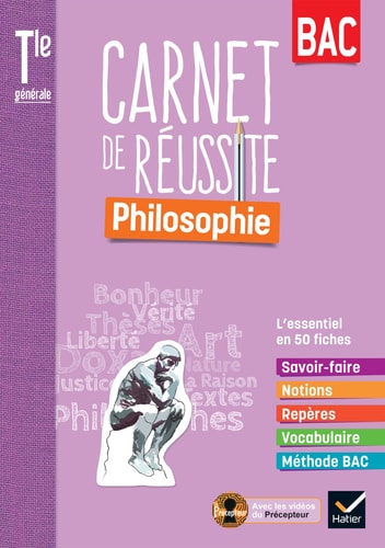 [9782401086135] Philosophie Tle Mon carnet de réussite