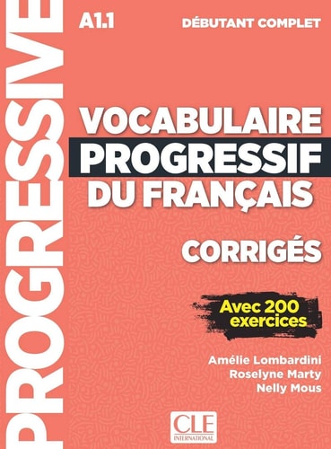 [9782090384413] Corrigés vocabulaire progressif niveau débutant complet