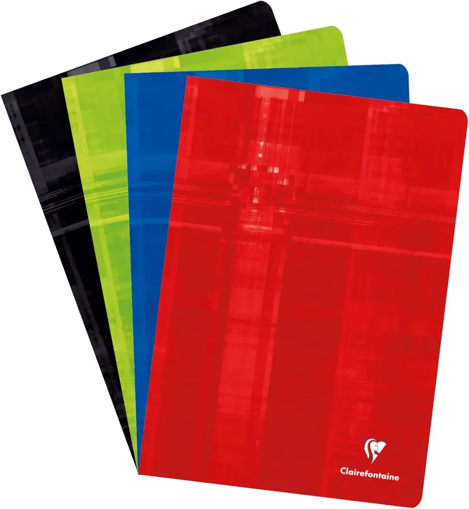 Clairefontaine | Cahier piqué 21x29,7cm 80p 10/10 + marge