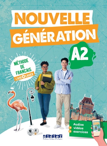 [9782278104093] Nouvelle Génération A2 Méthode de français livre + cahier