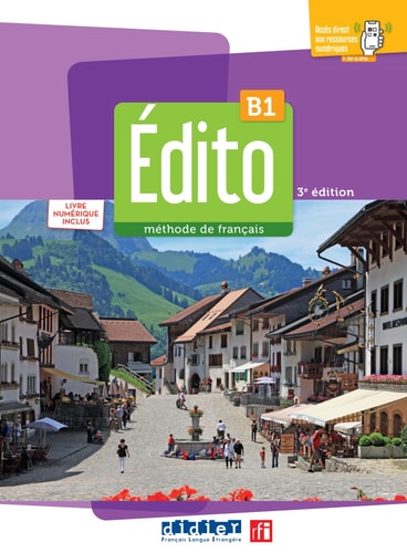 [9782278108619] Édito B1 - édition 2022-2024 - Livre + numérique inclus