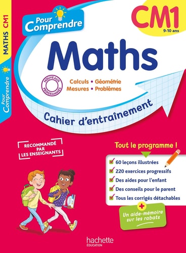 Maths CM1 - Cahier d'entraînement