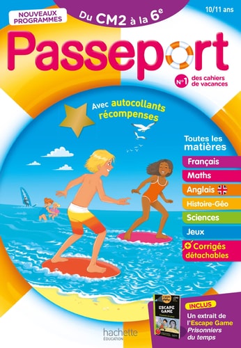 [9782017222569] Passeport Toutes les matières du CM2 à la 6e