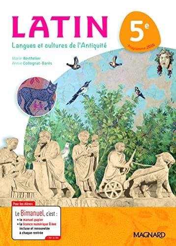 Latin 5e Langues et cultures de l'Antiquité