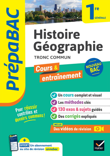 [9782401095007] Histoire-Géographie 1re générale