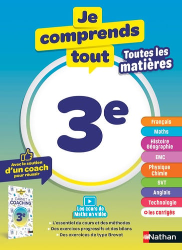 [9782095059453] Je comprends tout - tout en un 3ème