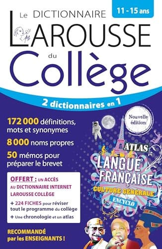 Le dictionnaire Larousse du collège