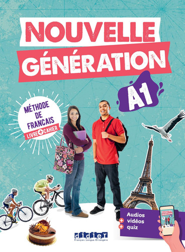 Nouvelle génération A1 Livre + cahier + didierfle.app
