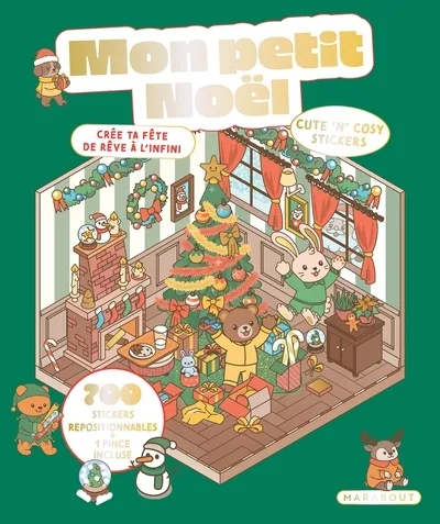 [9782501203586] Cute'n'cosy stickers - Mon petit Noël
