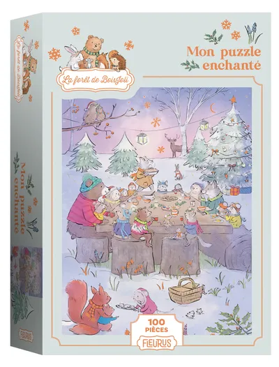 MON PUZZLE ENCHANTE - LA FORET DE BOISJOLI (100 PIECES)