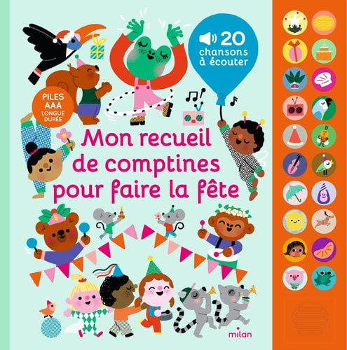 [9782408039806] Mon recueil de comptines pour faire la fête
